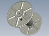 1/6 scale WWII radio telephony wire reels DR-8 x 3 3d printed 
