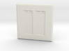 Philips HUE Double Dimmer 2 Gang Switch Plate 3d printed 