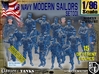 1/96 USN Modern Sailors Set001 3d printed 