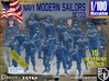 1/100 USN Modern Sailors Set001 3d printed 