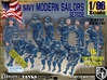 1/96 USN Modern Sailors Set002 3d printed 
