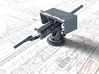 1/128 V & W Class 4"/45 (10.2 cm) MKV CPII Guns x2 3d printed 3d render showing product detail