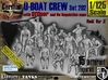 1/125 German U-Boot Crew Set202 3d printed 