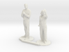 G scale people standing 3 3d printed This is a render not a picture