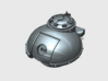 Phobos Battle Tank: Base Turret (Convertible) 3d printed 