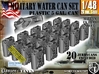 1/48 Military Water Can Set301 3d printed 