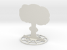 Mushroom Cloud Explosion Marker Template 3d printed 