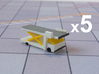 Airport Cargo Lift Fully Extended - Set of 5 3d printed 