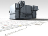 1/72 Battle Class 4.5"/45 QF MKIV RP10 Gun x2 3d printed 3d render showing product detail