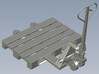 1/48 scale EUR pallet hydraulic truck loaders x 3 3d printed 