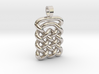 Plate celtic knot [pendant] 3d printed 