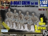 1/144 German U-Boot Crew Set103 3d printed 