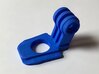 GoPro mount for JOBY GorillaPod Hybrid 3d printed Actual print - Blue Strong & Flexible Polished