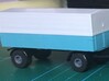 Truck Tires Brekina 3d printed Trailer fitted with printed rims and tires.