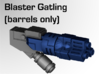 Blaster Gatling Barrels 3d printed Overview