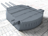 1/350 HMS Nelson 16"/45 (40.6 cm) Mark I Guns 1927 3d printed 3d render showing A,B and X Turret detail