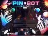 Pinbot Backbox Visor Baffle - Stand Alone 3d printed With eye flashers off