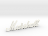 Marshall Logo - 3.25" for Pinball Speaker Panel 3d printed 