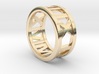 Customized roman numbers ring 3d printed 
