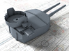 1/192 HMS Hood 15" (38.1 cm) Mark II Turrets 1941 3d printed 3d render showing B Turret detail