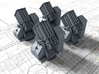 1/192 Royal Navy 7" UP Launchers x4 3d printed 1/192 Royal Navy 7" UP Launchers x4