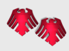 60x Red Ravens - (L&R) Shoulder Insignia pack 3d printed 