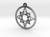 Iso 8 Pointed Star Pendant 1.2" 3d printed 