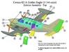 Cessna421A-144scale-01-Airframe-Bottom 3d printed 