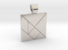 Squarish tangram [pendant] 3d printed 