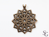12 pointed star pendant 3d printed 