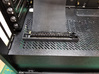 Fractal Design Define R6 PCI-E holder 3d printed with riser card installed