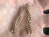 Dimeric coiled coil earring 3d printed 