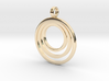 Circle Necklace_3 rings_1 inch v1 3d printed 