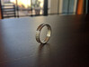 Banded Silver Ring 3d printed 