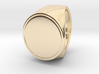 Signe  -  Unique US 8 Small Band Signet Ring 3d printed 