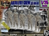 1/25 German Artillery Crew Set001-01 3d printed 