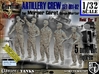 1/32 German Artillery Crew Set001-02 3d printed 