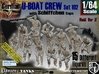 1/64 German U-Boot Crew Set102 3d printed 