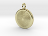 Heart of the Sun pendant 3d printed Heart of the Sun pendant (18k Gold Plated Brass)