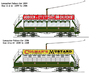 Blackpool Lancaster Lower Deck Unmodified OO scale 3d printed Line drawing of this tram