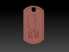 Airsoft '6mm' Themed Dog Tag 3d printed 