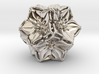 Floral Bead/Charm - Dodecahedron 3d printed 