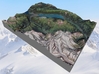 Swiss Alps, Interlaken / Gindelwald Map 3d printed 