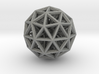 Geometric sphere with connected vertics 3d printed 