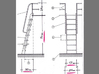 1/35 DKM Destroyer Gangway (Ladder) v1 3d printed 
