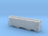 100 Ton Two Bay Covered Hopper - Zscale 3d printed 