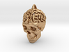 Brain Skull Pendant 3d printed 