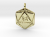 D20 Pendant - Precious 3d printed 