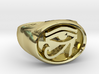 Eye of Dawn Men's Ring - Custom Signature Jewelry  3d printed 
