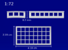 1:72 HMS Victory Skylight 3d printed 